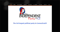 Desktop Screenshot of independentpartyofct.com